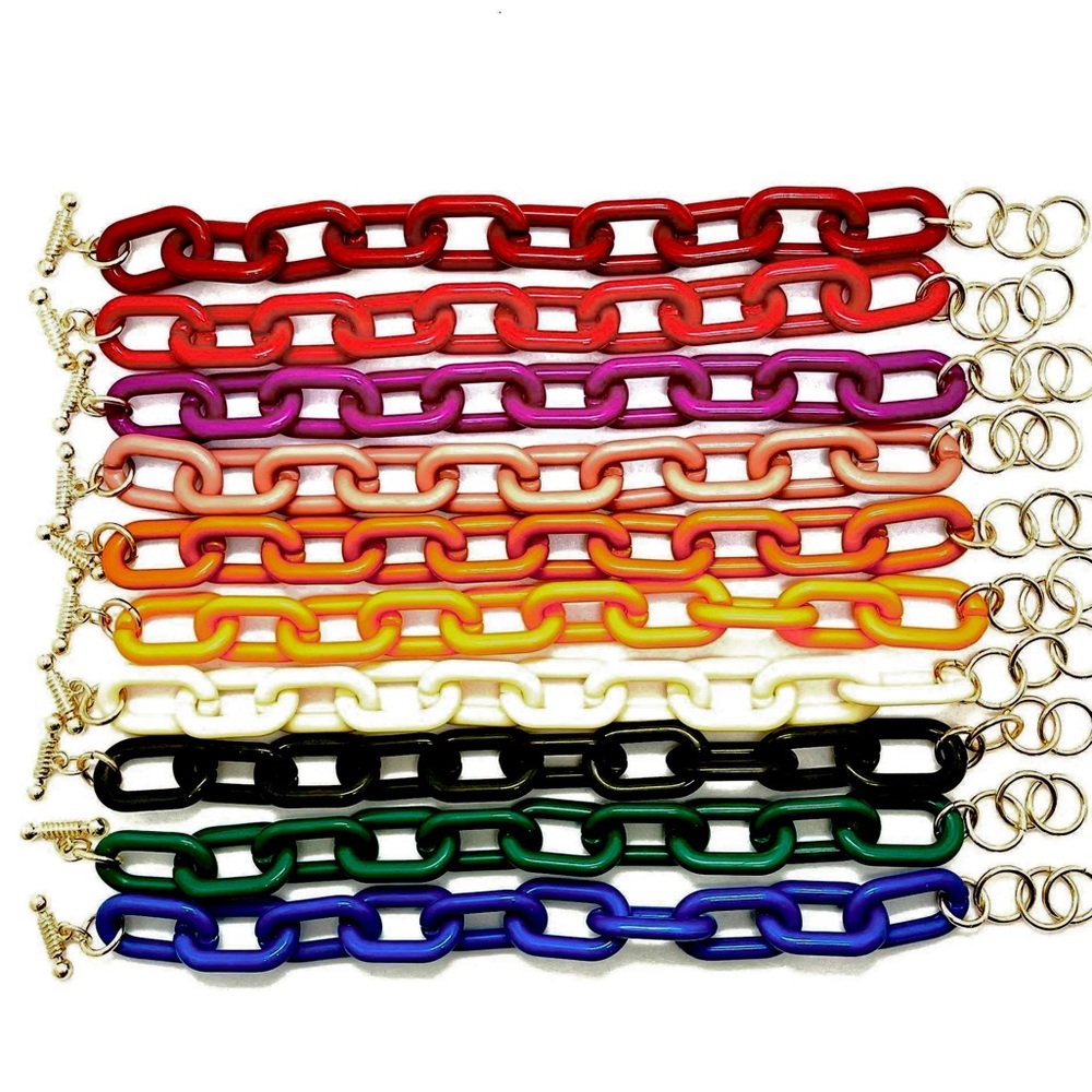 Weightless Acrylic Links Bracelet